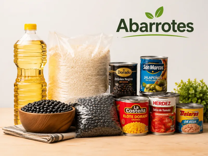 Abarrotes y despensa disponibles en tienda